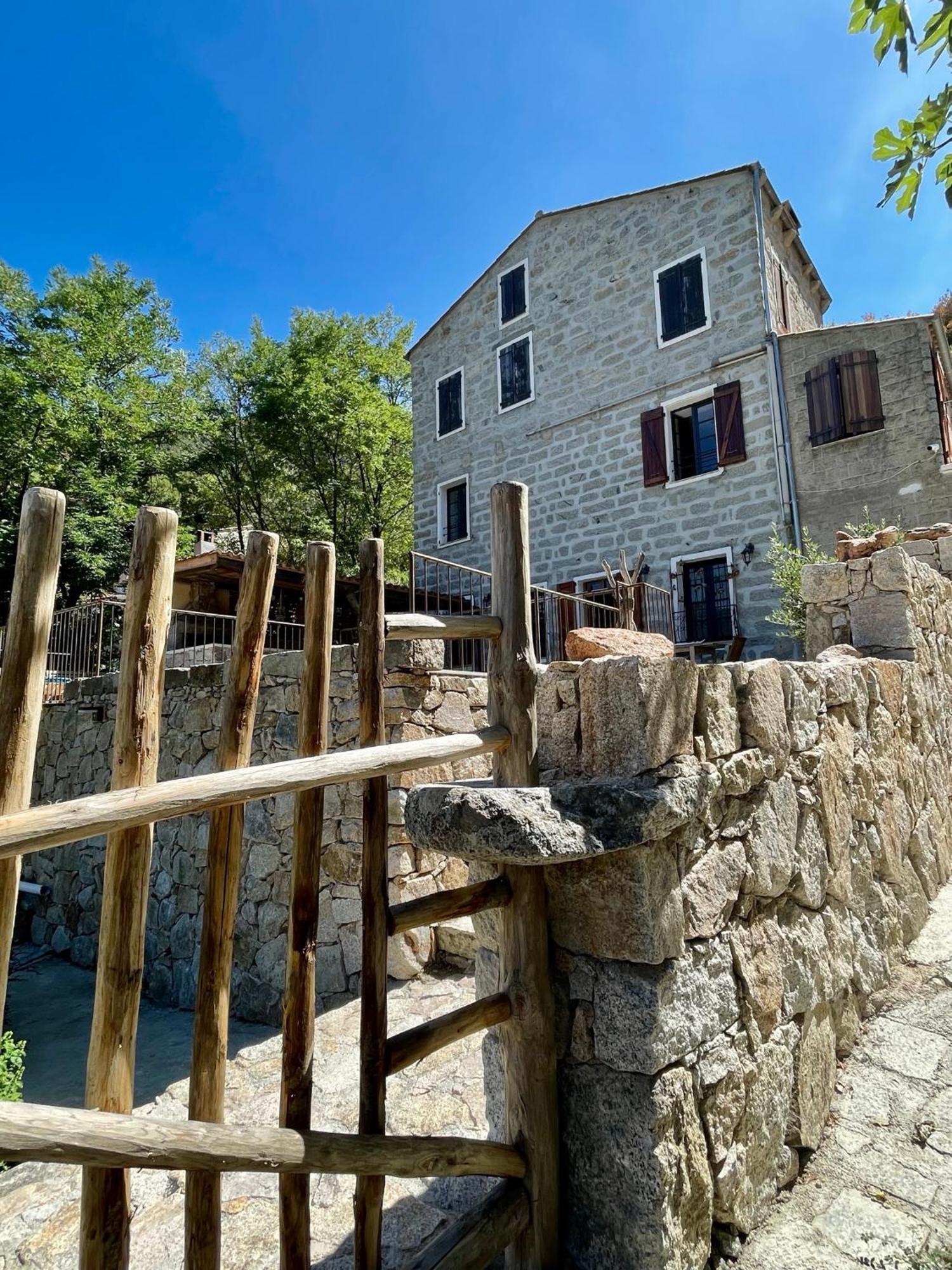 Casa Arena Authentique Maison De Village Avec Piscine Au Coeur De L'Alta Rocca - Zoza Екстериор снимка