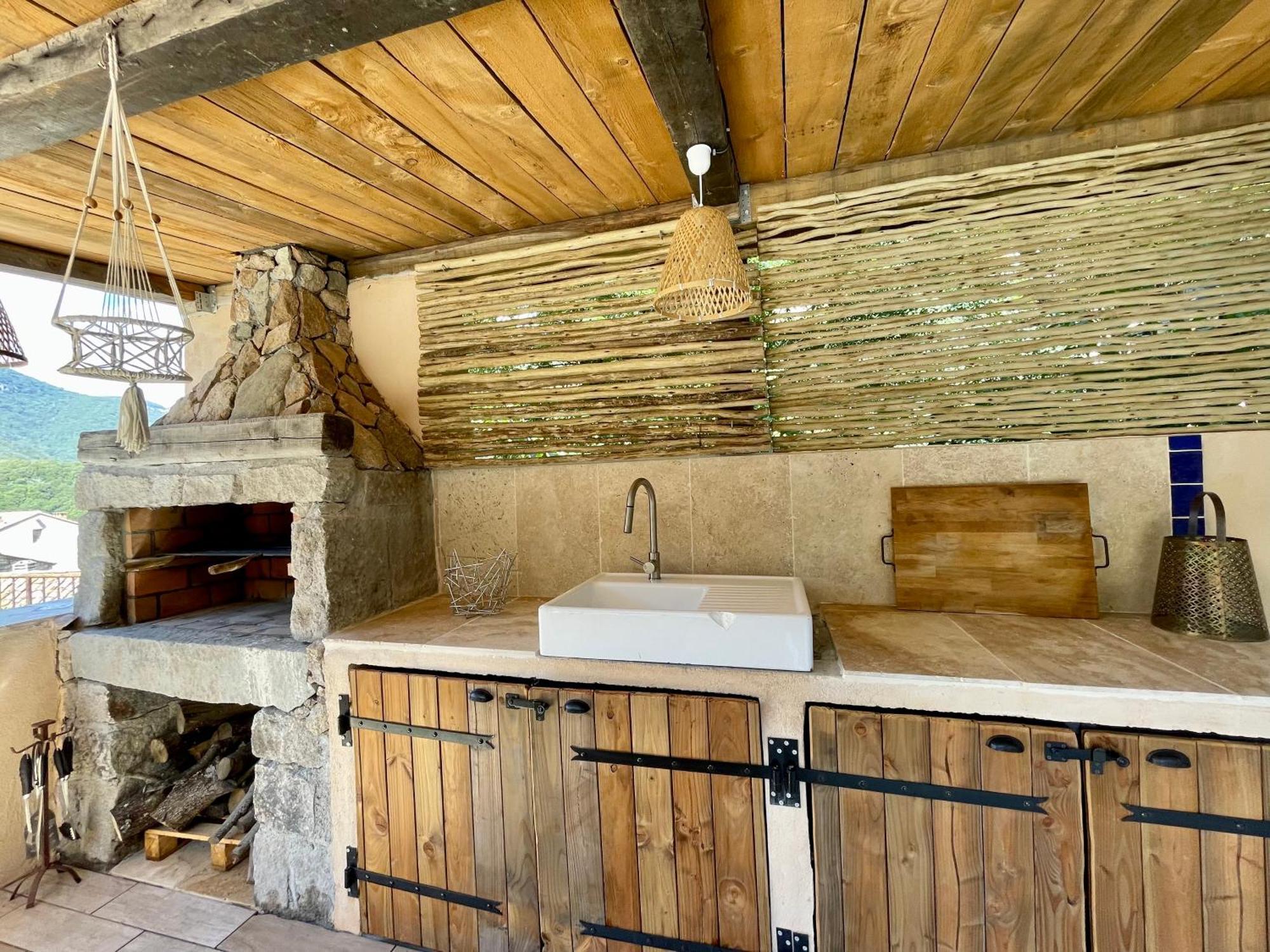 Casa Arena Authentique Maison De Village Avec Piscine Au Coeur De L'Alta Rocca - Zoza Екстериор снимка