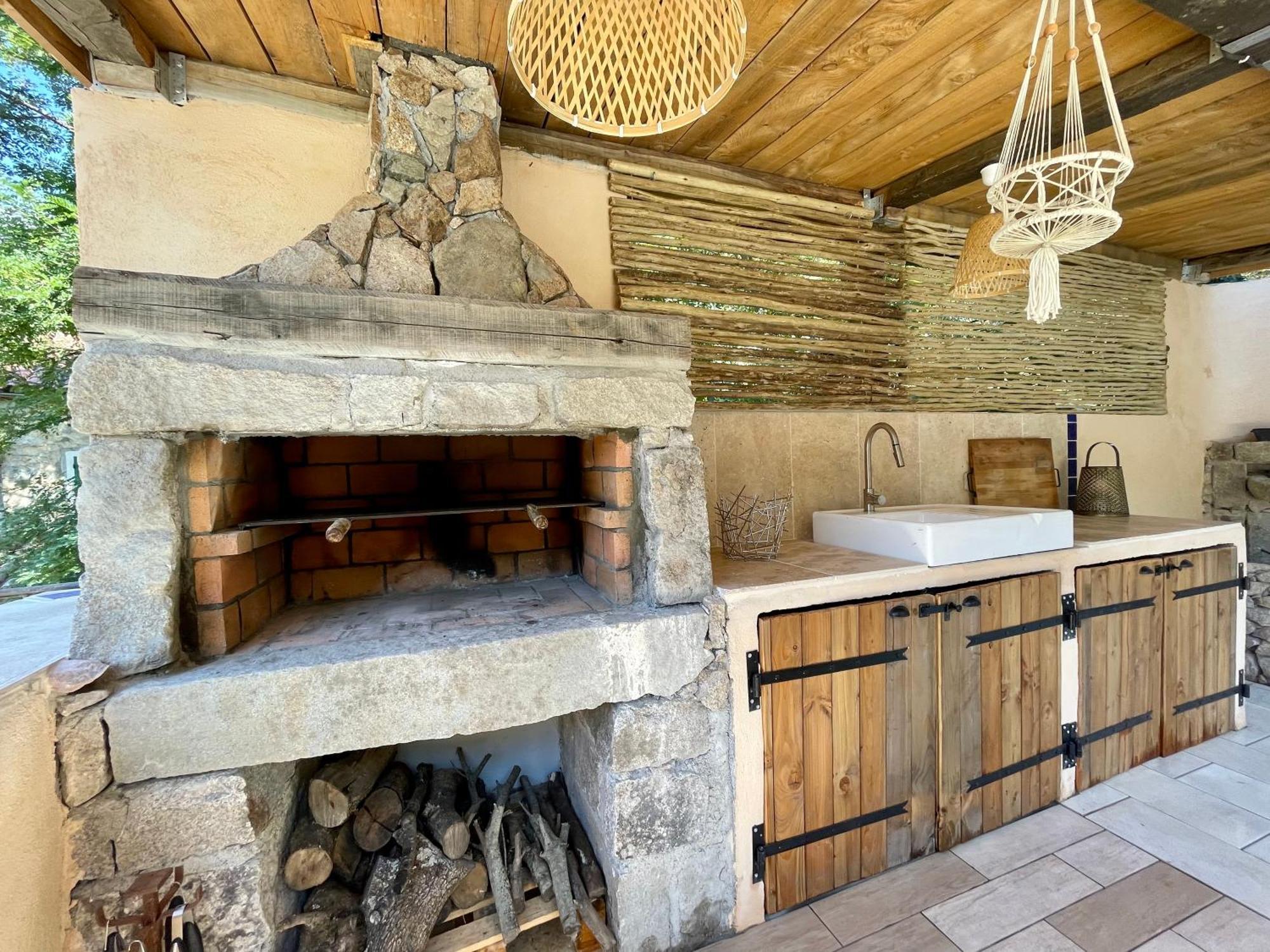 Casa Arena Authentique Maison De Village Avec Piscine Au Coeur De L'Alta Rocca - Zoza Екстериор снимка