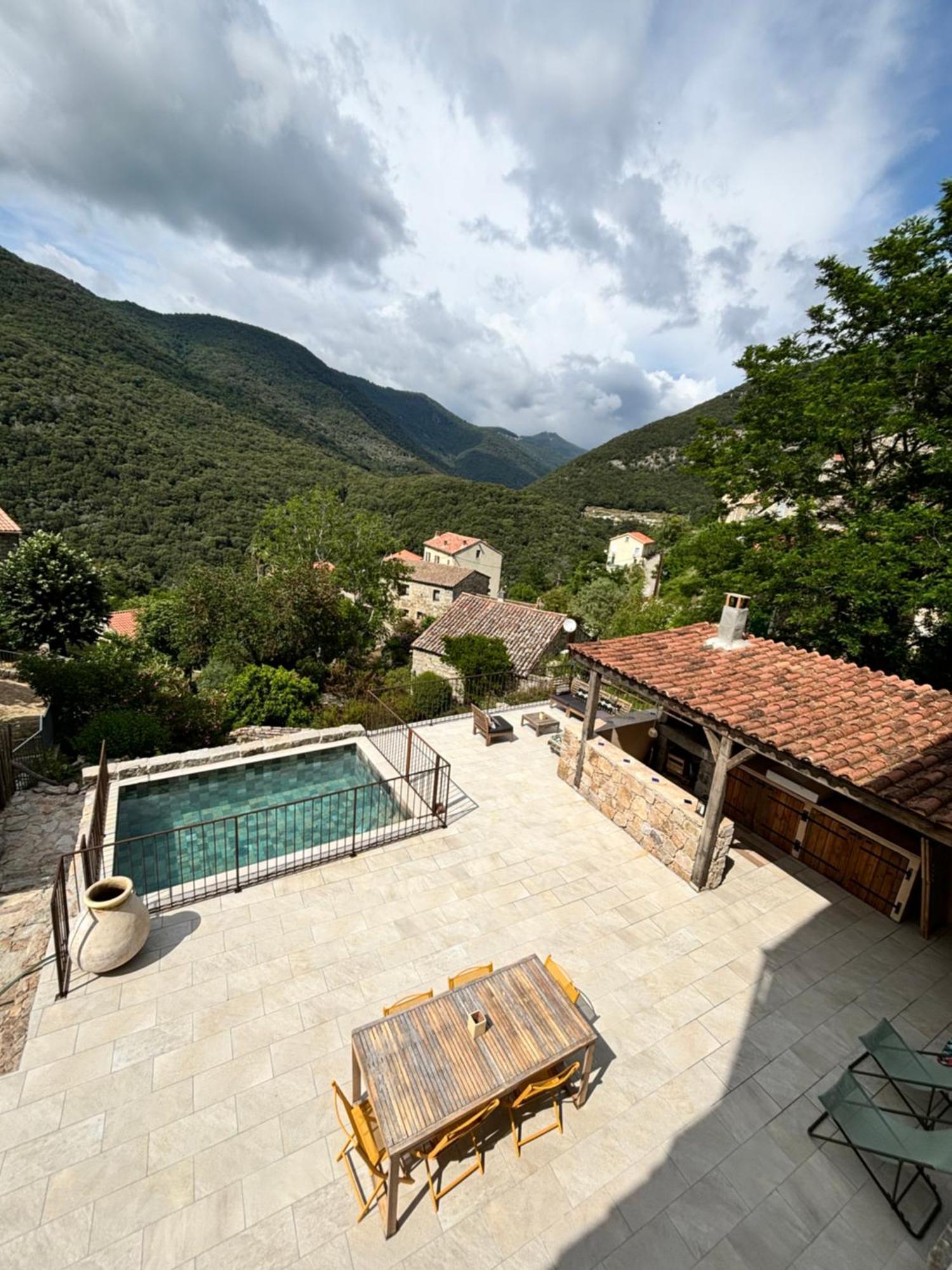 Casa Arena Authentique Maison De Village Avec Piscine Au Coeur De L'Alta Rocca - Zoza Екстериор снимка