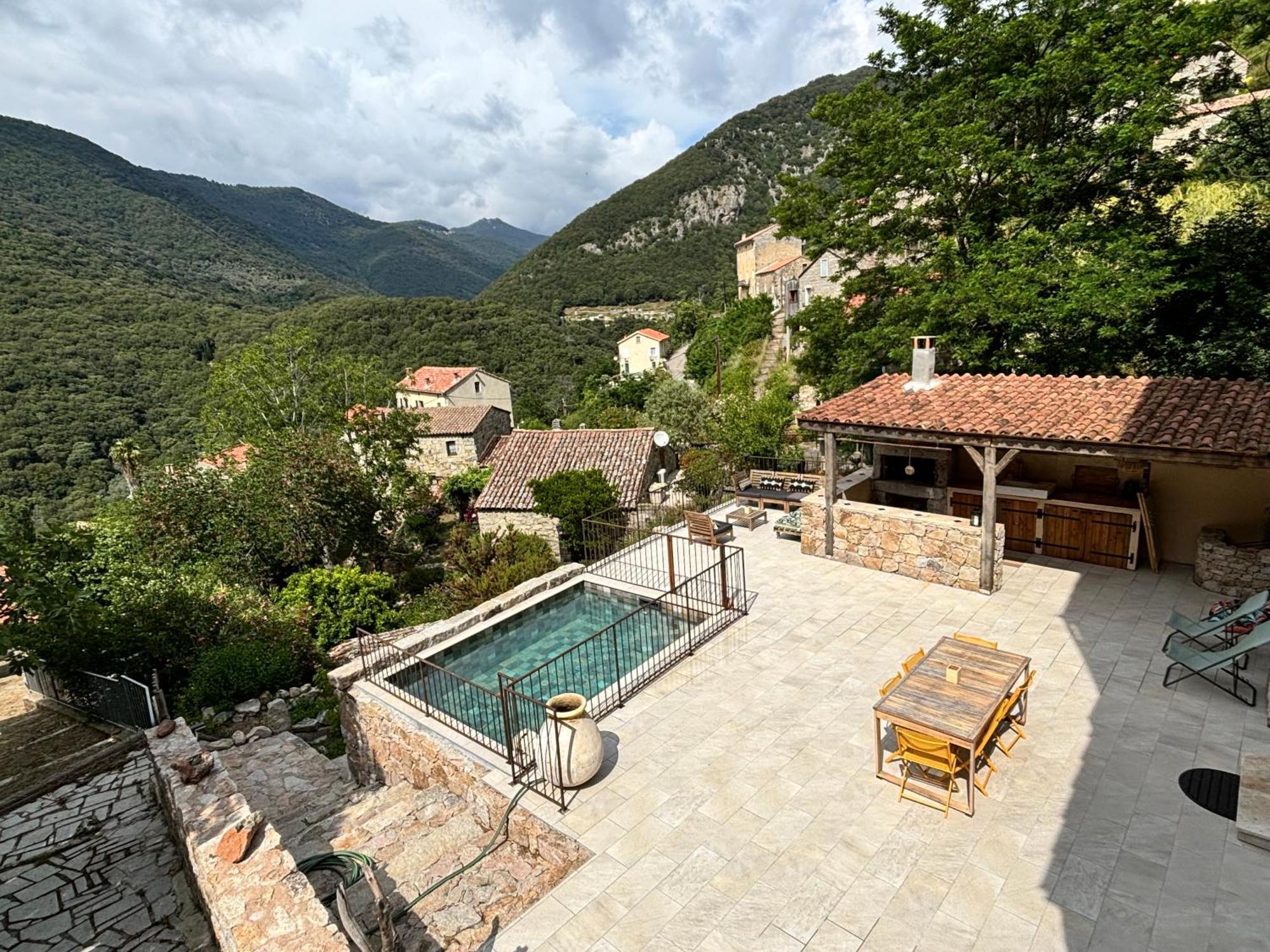 Casa Arena Authentique Maison De Village Avec Piscine Au Coeur De L'Alta Rocca - Zoza Екстериор снимка