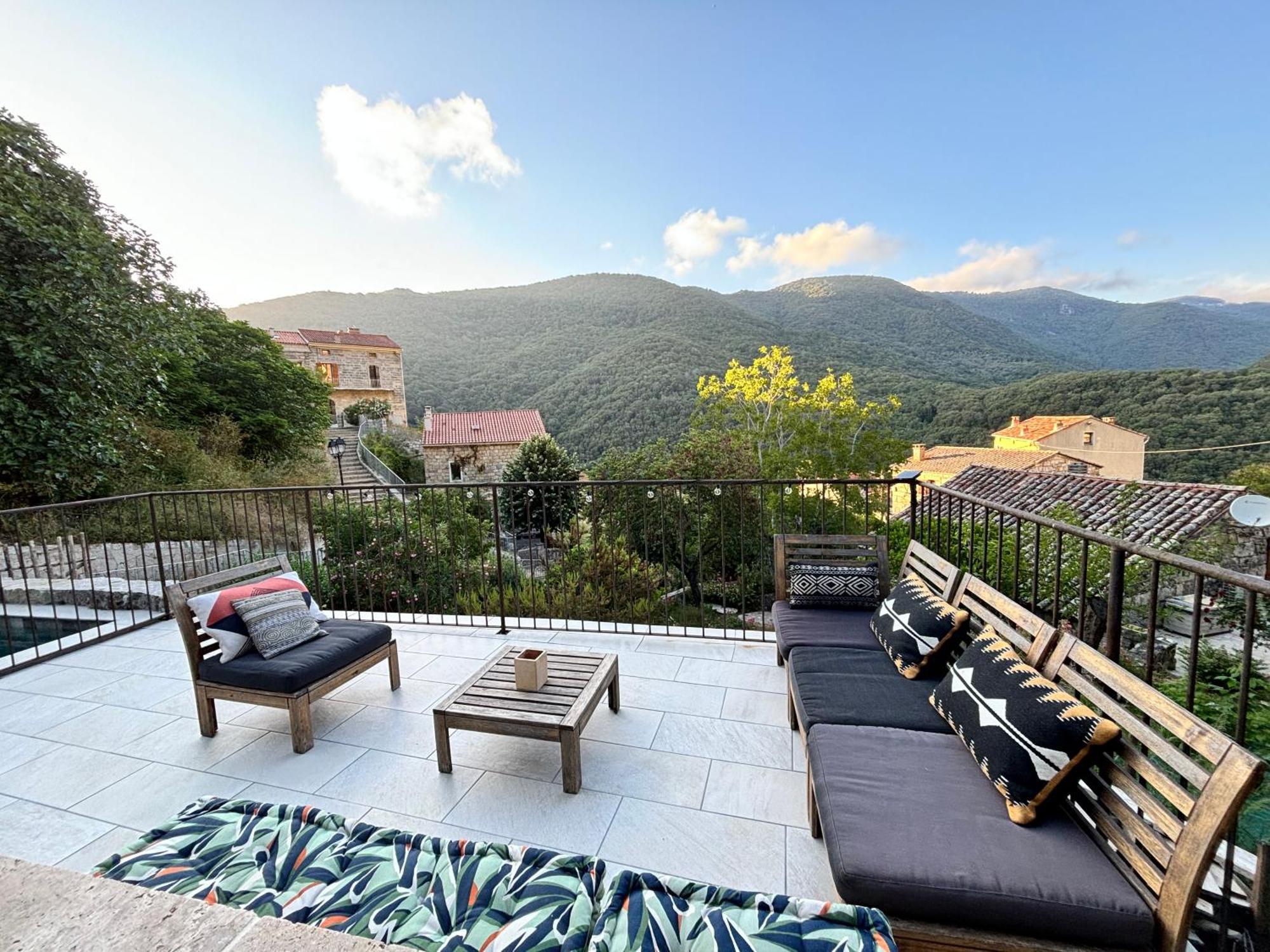 Casa Arena Authentique Maison De Village Avec Piscine Au Coeur De L'Alta Rocca - Zoza Екстериор снимка