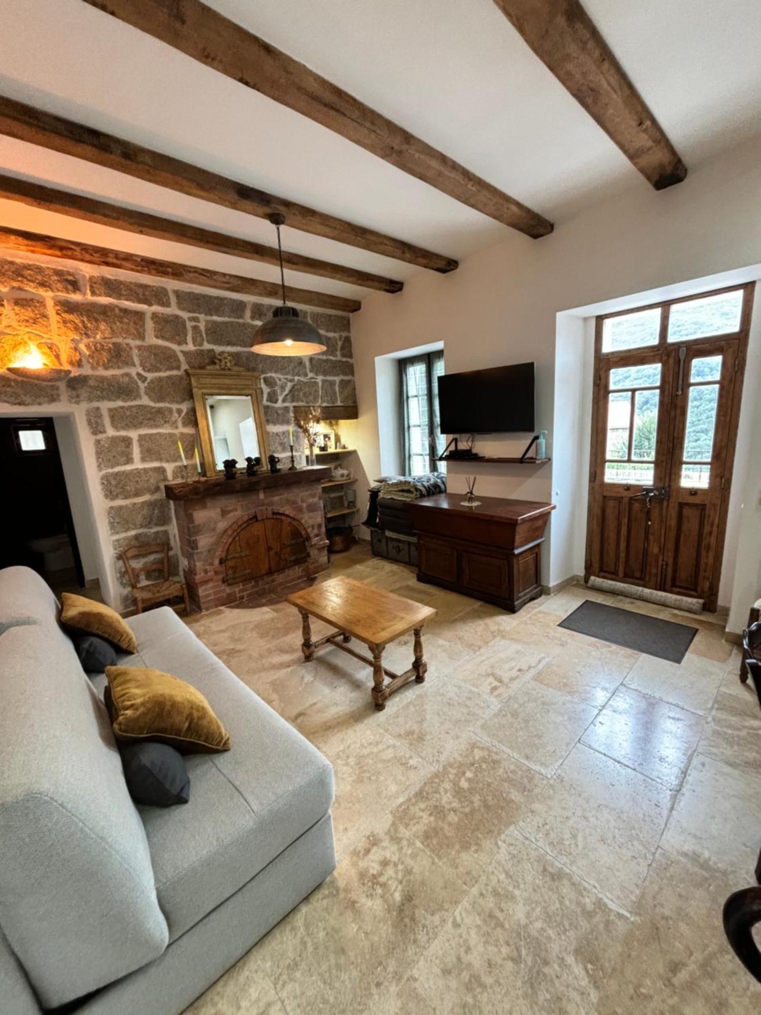 Casa Arena Authentique Maison De Village Avec Piscine Au Coeur De L'Alta Rocca - Zoza Екстериор снимка